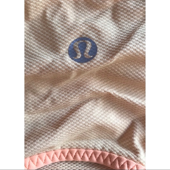 lululemon light orange running yoga shirt size 12 - Picture 5 of 5